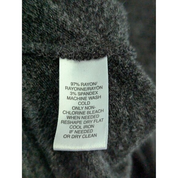 Lou & Grey Signaturesoft Bosy Sweater Top Criss Cross Back - Picture 6 of 9